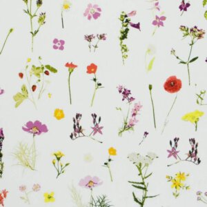 kindergordijn bloemenzee, bloemen, wit, kindergordijn, gordijn kopen, kinderkamer, meisje, meisjeskamer, gordijn op maat.