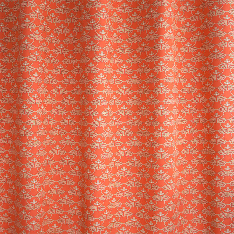 Okika · gordijnen Oranje Bloem Okika · gordijnen Oranje Bloem