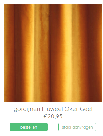 gordijnstalen aanvragen