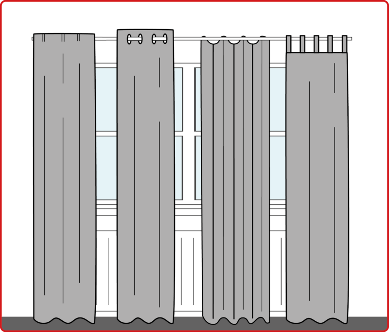 Okika · welk ophangsysteem voor gordijnen?