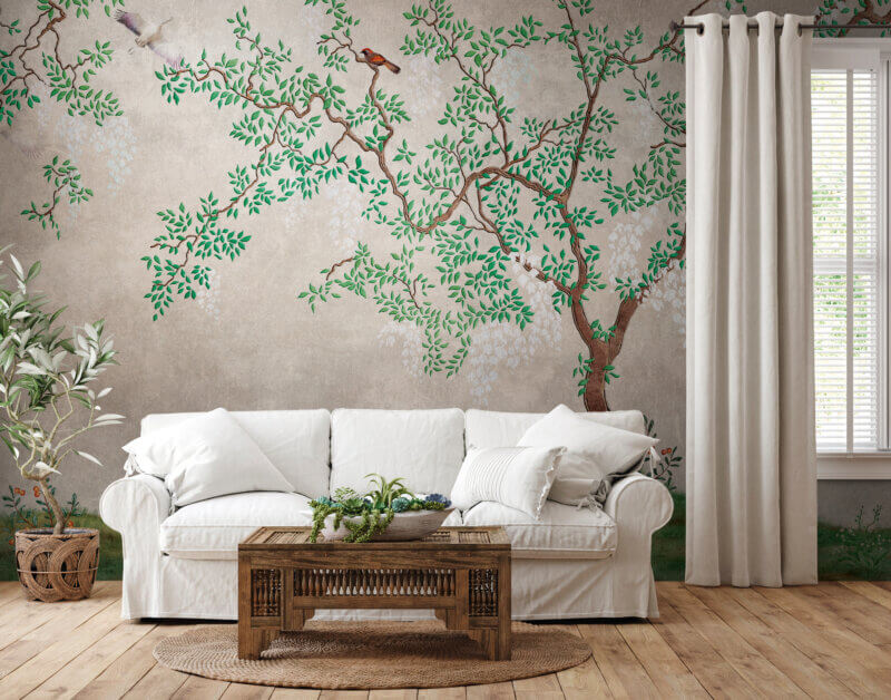 behang de Boom, okika, behang, behang kopen