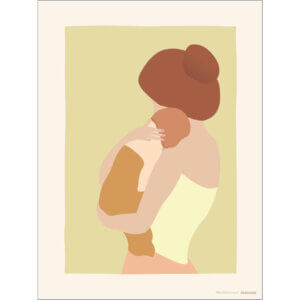 poster motherhood, het moederschap. voor moeders, van moeders