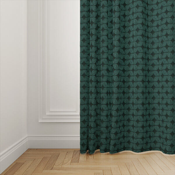 Zacht-retro-groen-BB2208-Chenille-isolerende-gordijnen-okika