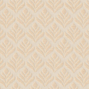 Creme Velvet Retro Bloem gordijn, stijlvol vallend en perfect voor een zachte, romantische sfeer.