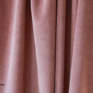 Oud roze Corduroy gordijnen, JC2403 Okika. Perfect voor een klassieke en romantische inrichting.