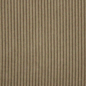 Fijn geribbeld patroon op de taupekleurige Corduroy stof, Jc2409 Okika, biedt een stijlvolle en tijdloze look.