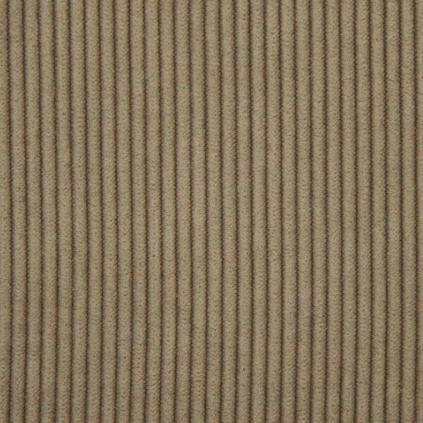 Fijn geribbeld patroon op de taupekleurige Corduroy stof, Jc2409 Okika, biedt een stijlvolle en tijdloze look.
