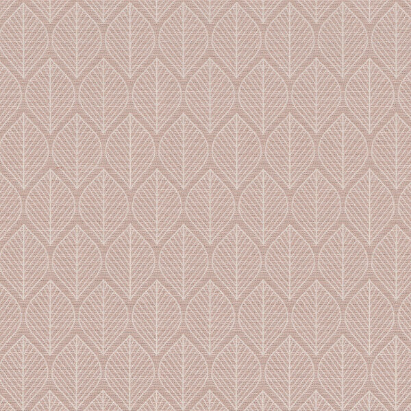 "Linnen gordijn met een Scandinavische blaadjesprint in roze glitter, perfect voor het creëren van een speelse en moderne sfeer in uw interieur.