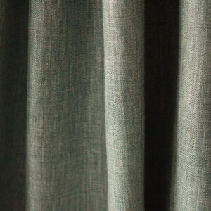 Groen Zen Weave gordijn, vloeiend vallend, ideaal voor een natuurlijke, rustgevende sfeer.