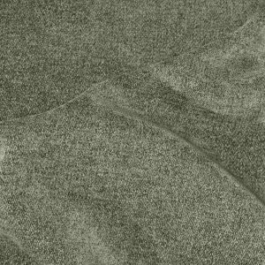 Groene chenille vouwgordijnen als sfeerfoto, stof in de vouw voor goed beeld van de stof