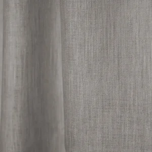 Ivoorkleurig Zen Weave gordijn, elegant vallend, perfect voor een lichte en serene sfeer in de kamer.