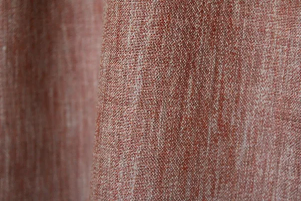Effen terrakleurig Zen Weave gordijn, geweven met een subtiele structuur voor een warme en levendige uitstraling.