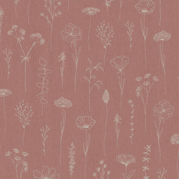 Gordijnen blossom flora roze