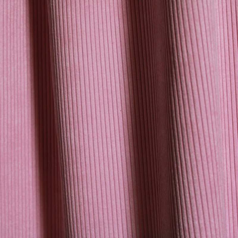 Ribstof gordijnen roze » OKIKA