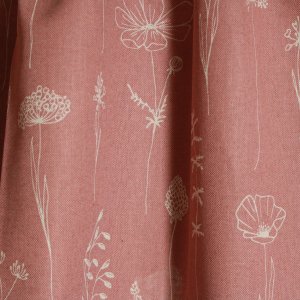 Roze bloemen gordijn Blossom Flora zorgt voor een romantische sfeer BB2502
