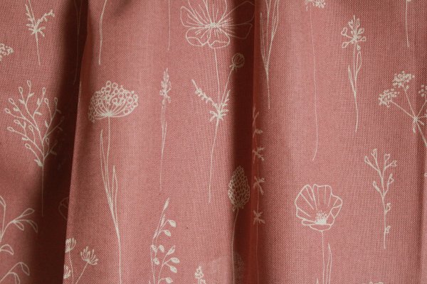 Roze bloemen gordijn Blossom Flora zorgt voor een romantische sfeer BB2502