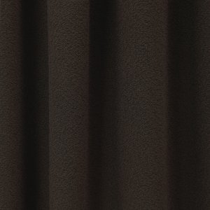 Bouclé gordijnen in warme bruine chocolade kleur met grove, lusachtige textuur en rijke, zachte uitstraling.