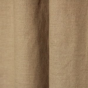 Gordijnen linnen lurex beige