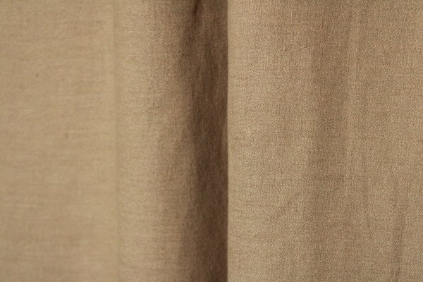 Gordijnen linnen lurex beige