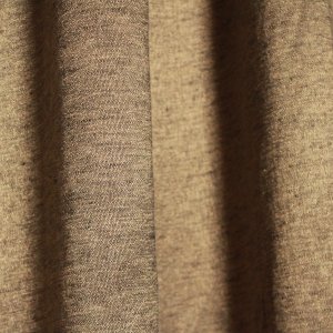 Gordijnen linnen lurex taupe