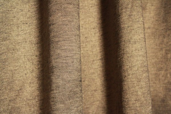 Gordijnen linnen lurex taupe