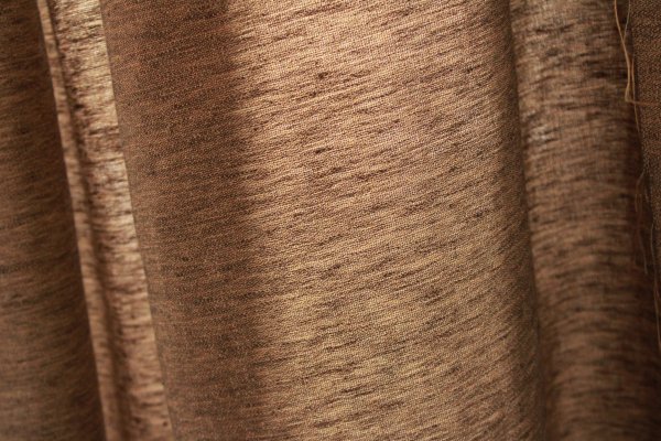 Gordijnen linnen lurex taupe - Afbeelding 3
