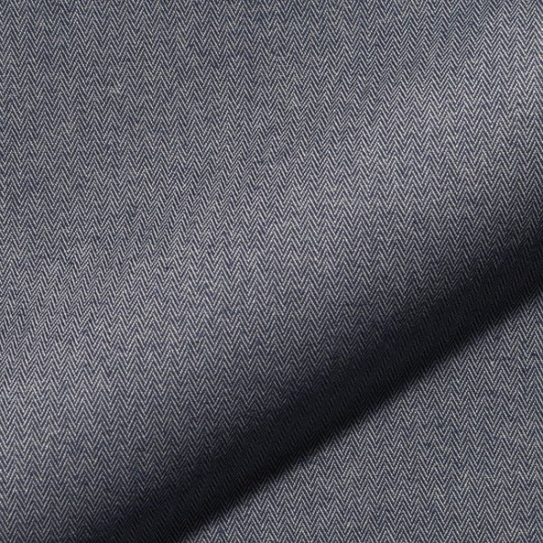 Gordijnen visgraat blauw