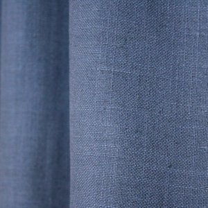 Stofpatroon van denimblauwe gordijnen Elegance collectie JC2557 Okika, semi lichtdoorlatend, kleur en slijtvast