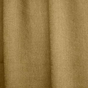 sfeerfoto goudgele verduisterende gordijnen met linnenlook