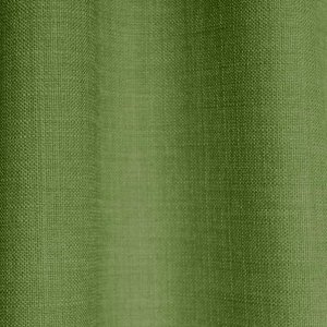 Detailfoto van de stof van groene gordijnen uit de Florain collectie (JC2534) van Okika, met een levendige weefstructuur en een natuurlijke uitstraling.