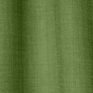 close-up van het stofpatroon van groene gordijnen uit de Florain collectie (JC2534) van Okika, met een fijn gemeleerd effect
