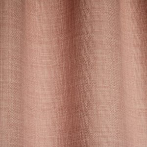 Close-up van het stofpatroon van lichtroze gordijnen uit de Florain collectie (JC2528) van Okika, semi lichtdoorlatende gordijnen die kleurvast zijn