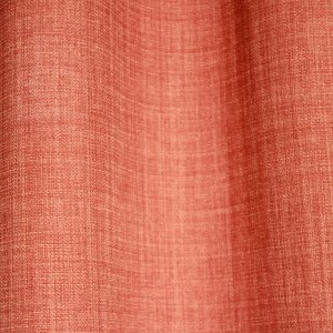 Detailfoto van de stof van terra gordijnen uit de Florain collectie (JC2532) van Okika, semi licht doorlatende gordijnen met een warme, aardse kleurtint.