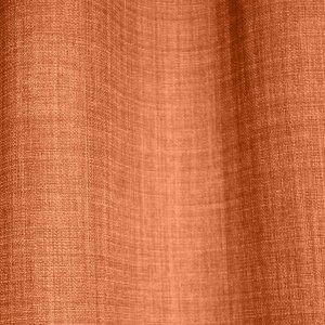 Detailfoto van de stof van terra gordijnen uit de Florain collectie (JC2532) van Okika, semi licht doorlatende gordijnen met een warme, aardse kleurtint.