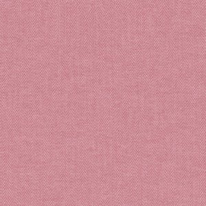 Detail van roze linnenlook gordijnstof met subtiele visgraatstructuur – Okika