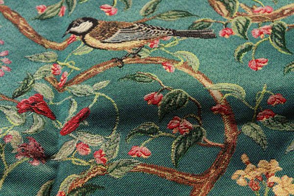 Stof azure vogels