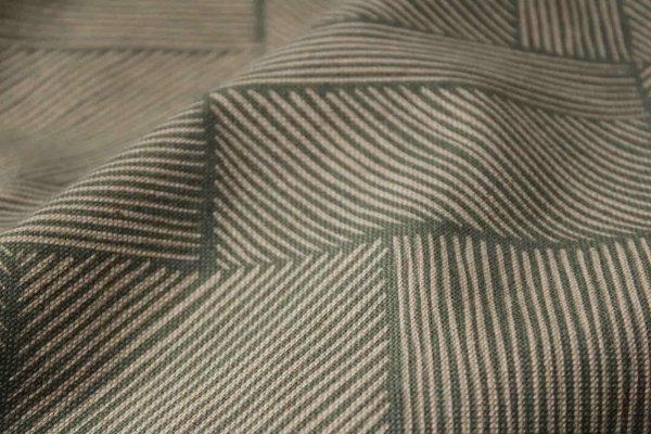 details vanlosse stof lattic weave, katoenen stof voor zelf maken van gordijnen