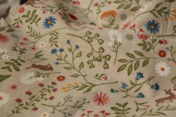 Stof sprankel bloemen - Afbeelding 2