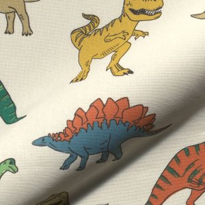 Stof dinosaurus kleur