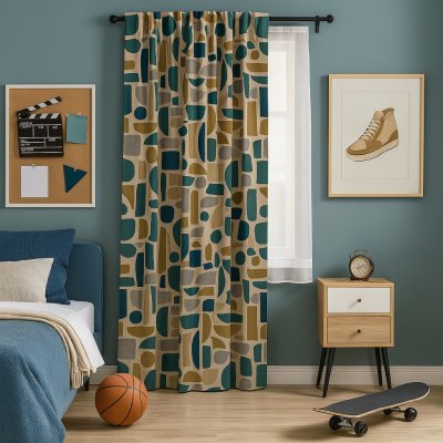 gordijnen-jongens-kamer-inspiratie-okika-abstracte-blokken gordijnen-jongens-kamer-inspiratie-okika-abstracte-blokken