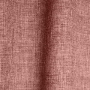 Detailfoto van de stof van mauve gordijnen uit de Florain collectie (JC2531) van Okika, kleur vast stof, mauve gordijnen op maat met semi lichtdoorlatende eigenschap