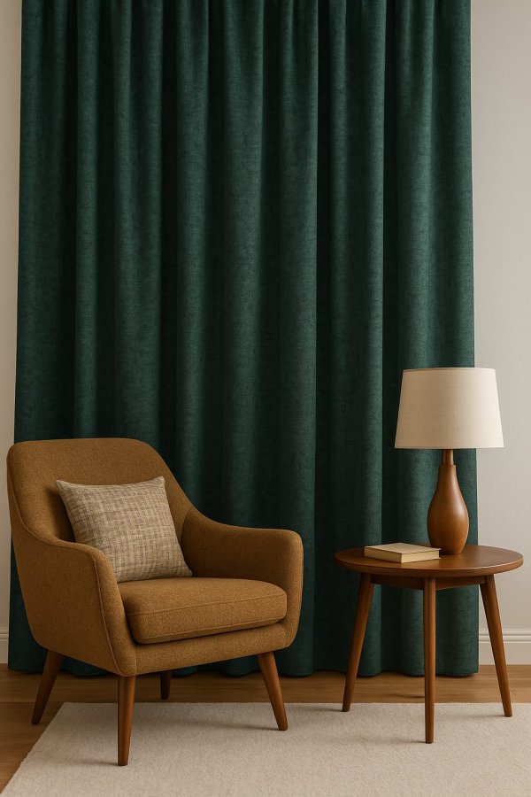 Gordijnen shabby chic groen - Afbeelding 2