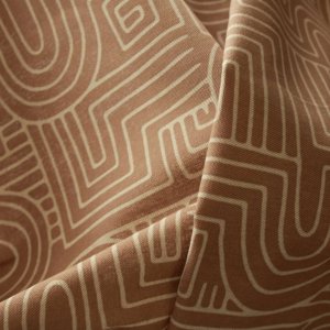 Maze abstracte gordijnstof op rol, losse meterware – Okika