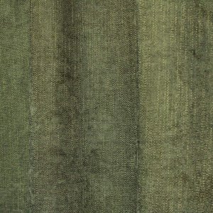 Detailfoto van de donkergroene Imperial gordijnstof van Okika, close-up van de fijne weefstructuur