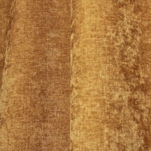 Gordijnen chenille krijt goudgeel