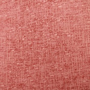 Stofpatroon van roze teddy chenille gordijnen van Okika, met focus op de stof in de plooi.