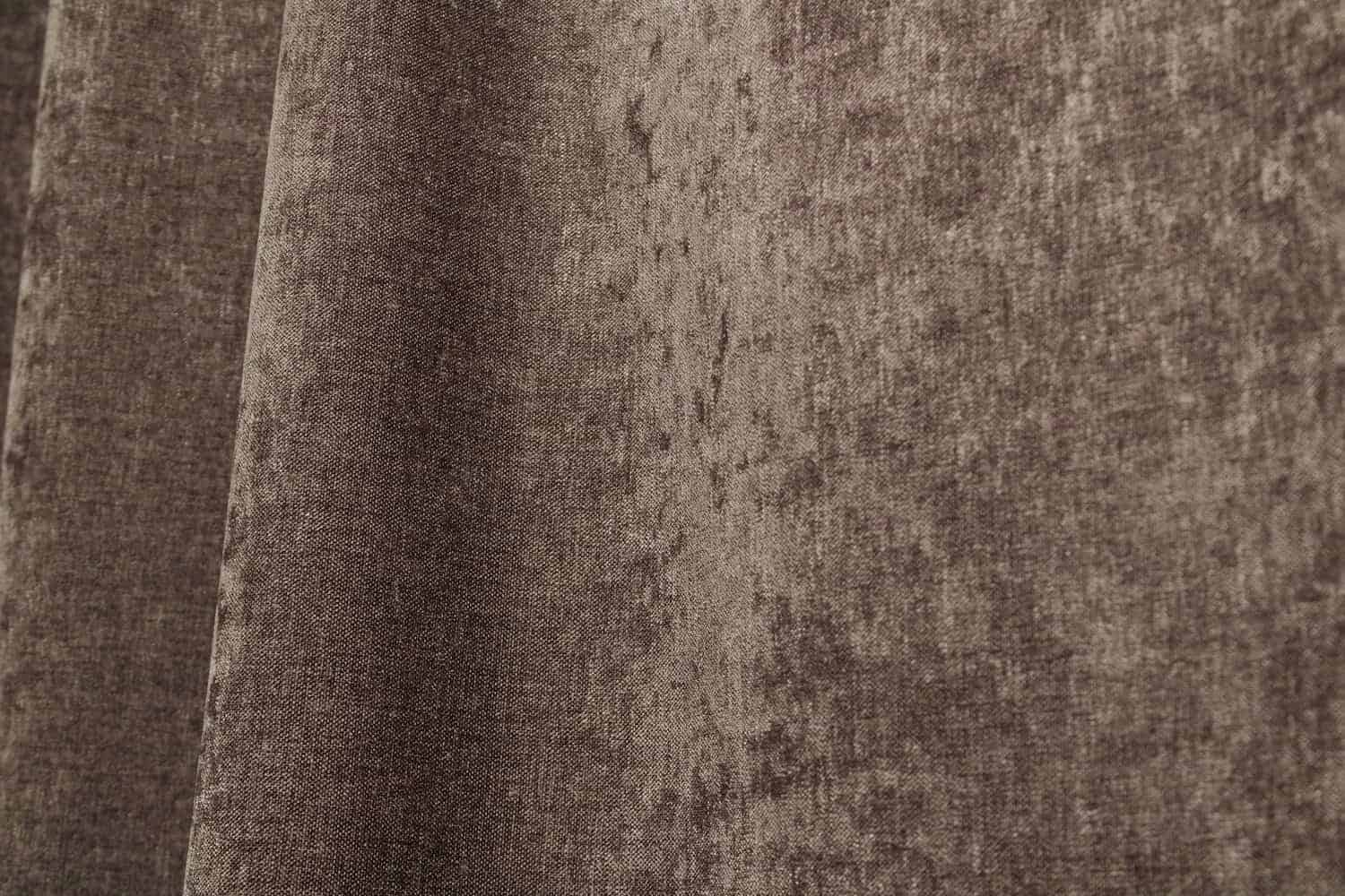 Gordijnen chenille krijt taupe - Afbeelding 2