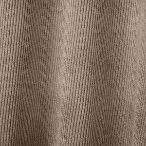 Gordijnen ribstof taupe