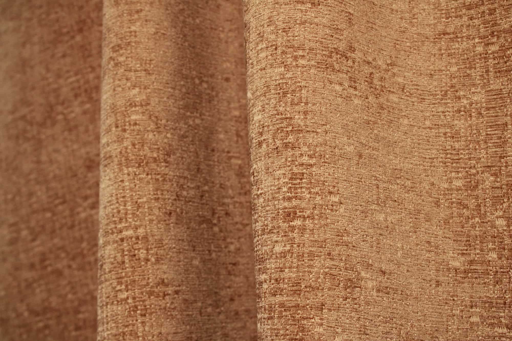 Gordijnen teddy chenille bruin