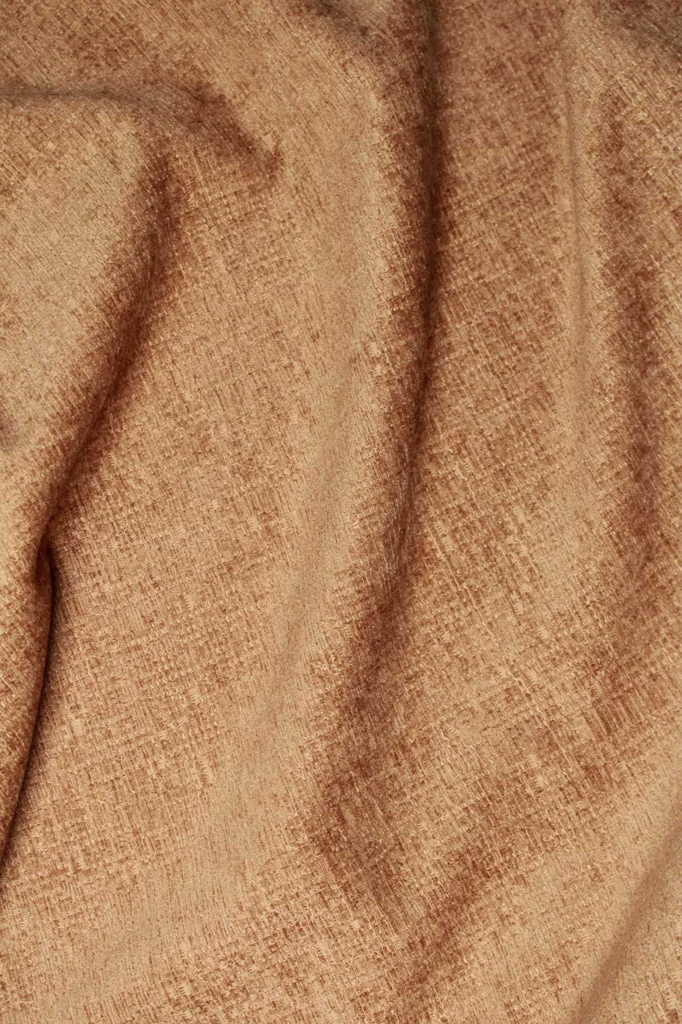 Gordijnen teddy chenille bruin - Afbeelding 2